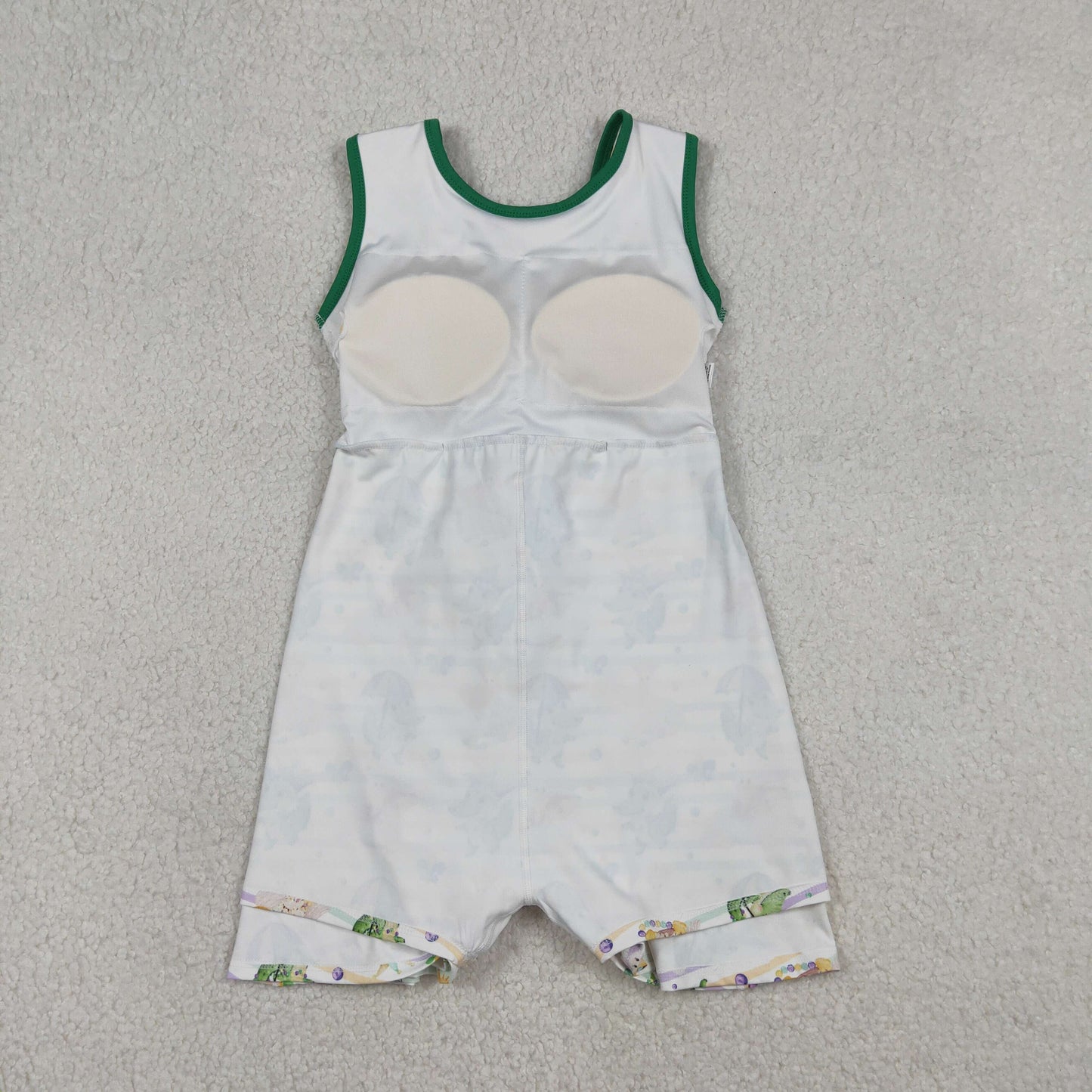 Sibling Baby Girls Sleeveless Mardigras Yoga Active Shorts Knee Length Dresses