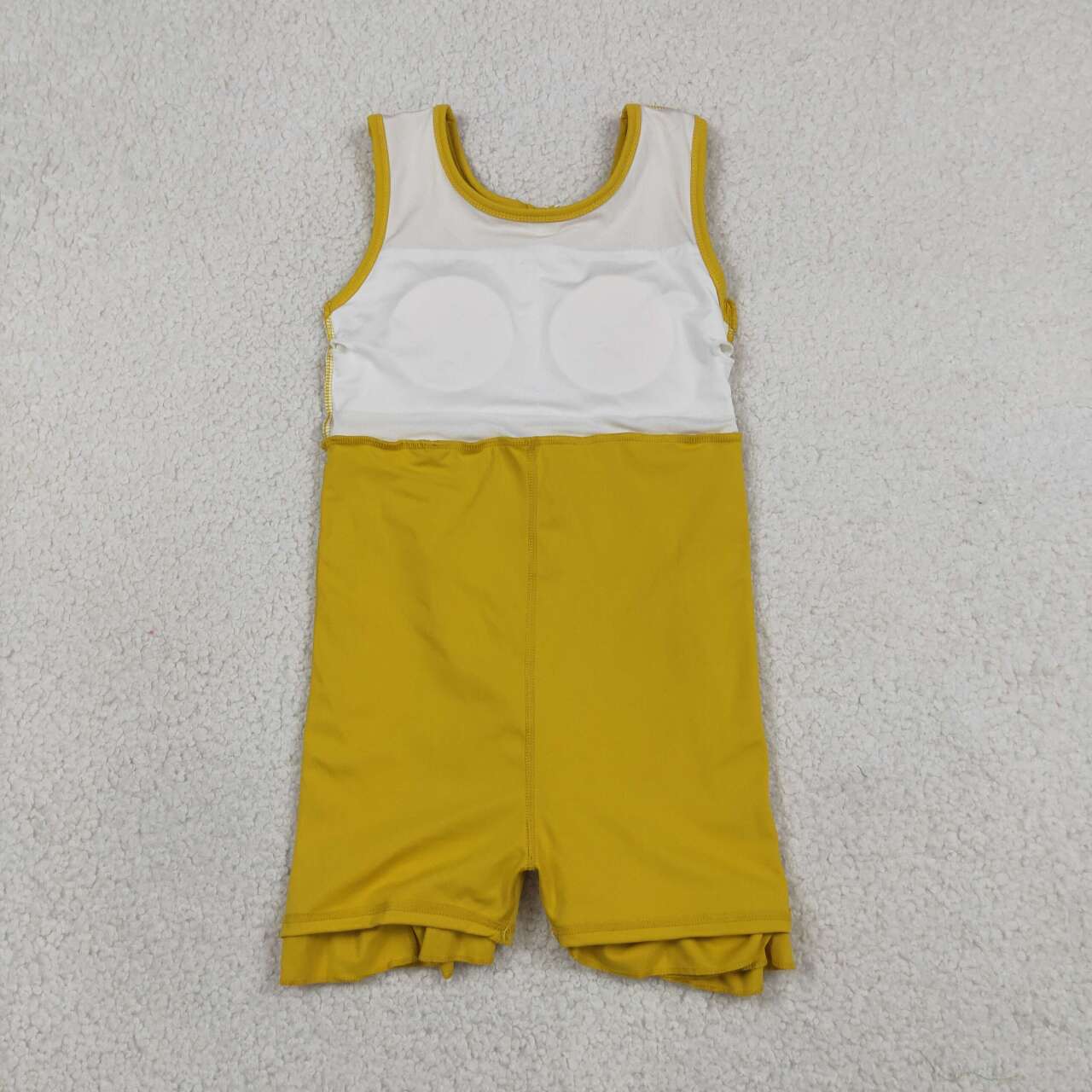 4 Colors Baby Girls Ruffle Yoga Sleeveless Zipper Shorts Dresses Sisters Wear