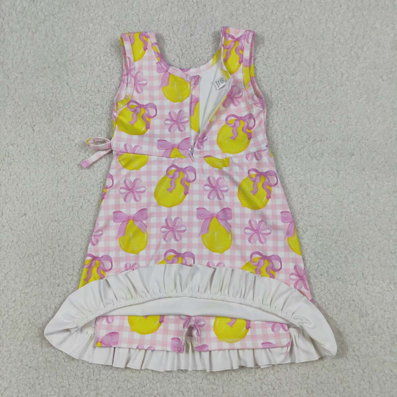 Sibling Baby Girls Lemon Sleeveless Active Dress