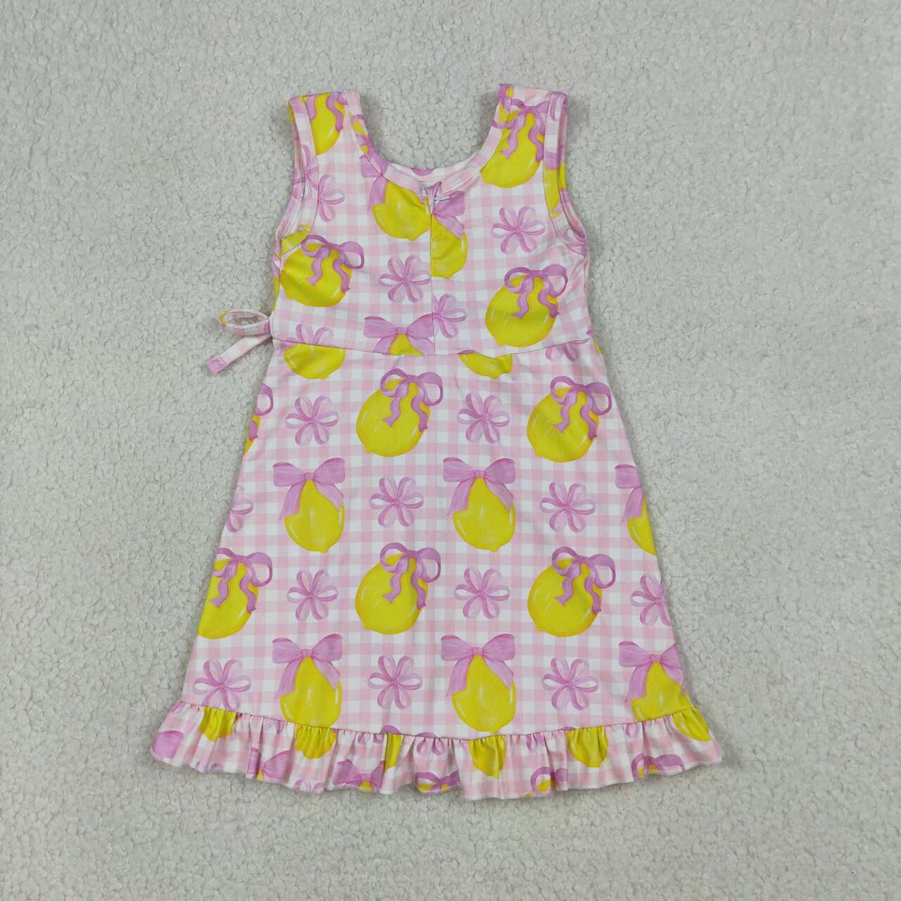 Sibling Baby Girls Lemon Sleeveless Active Dress