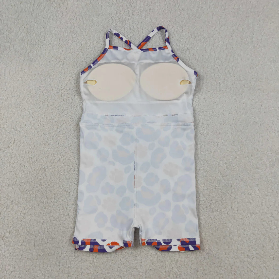 10 Colors Sibling Baby Girls Strap Leopard Team Yoga Active Short Team Knee Length Dresses