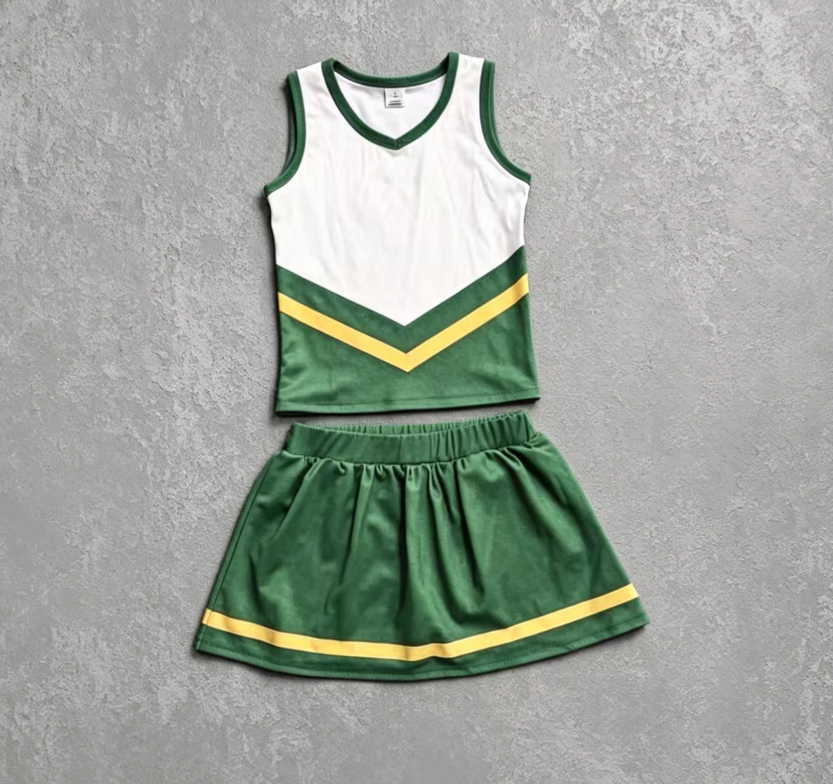 6.18 Baby Girls Sport Team Cheer Tank Top with Skort Outfit Preorder