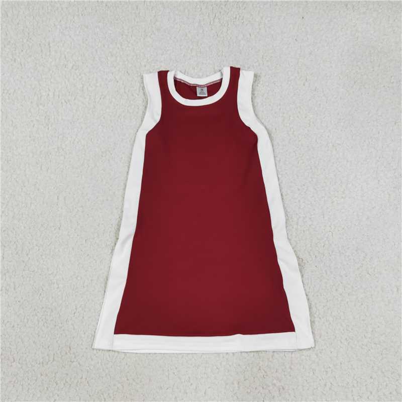 Sibling Baby Girls  Sleeveless Color Block Active Dress