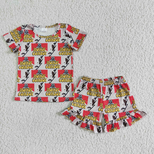 Girls short sleeved summer outfits   GSSO0119