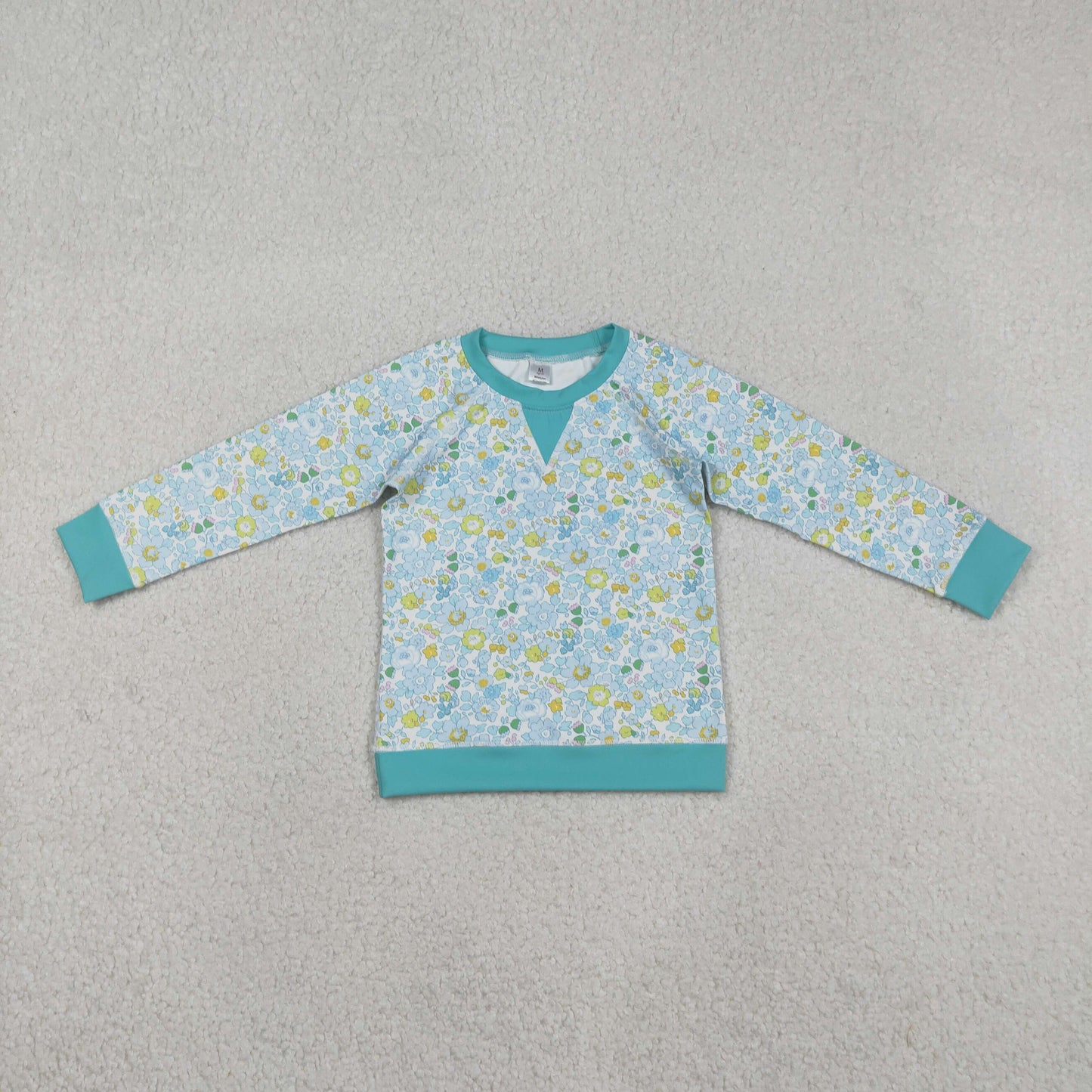 Sibling Baby Girls Long Sleeve Floral Yoga Active T-shirts Top