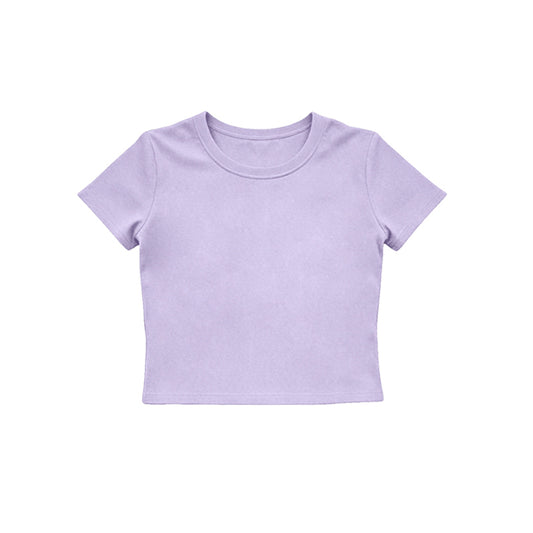 4.15  Kids Girls Violet Active Short Sleeve Top Preorder