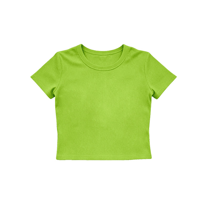 4.15  Kids Girls Green Active Short Sleeve Top Preorder