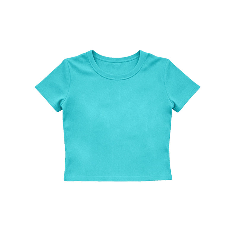 4.15  Kids Girls Blue Active Short Sleeve Top Preorder