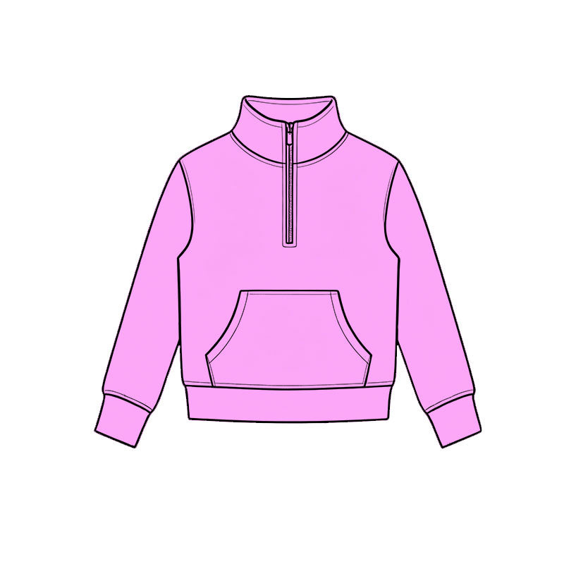 6.30 Preorder Girls Pink Long Sleeve Pullover Top