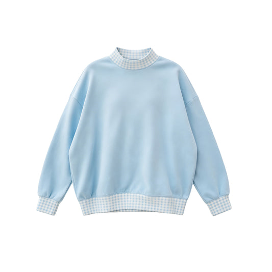 7.22 GT1795 Preorder Blue Woman Long Sleeve Tee Shirts Top