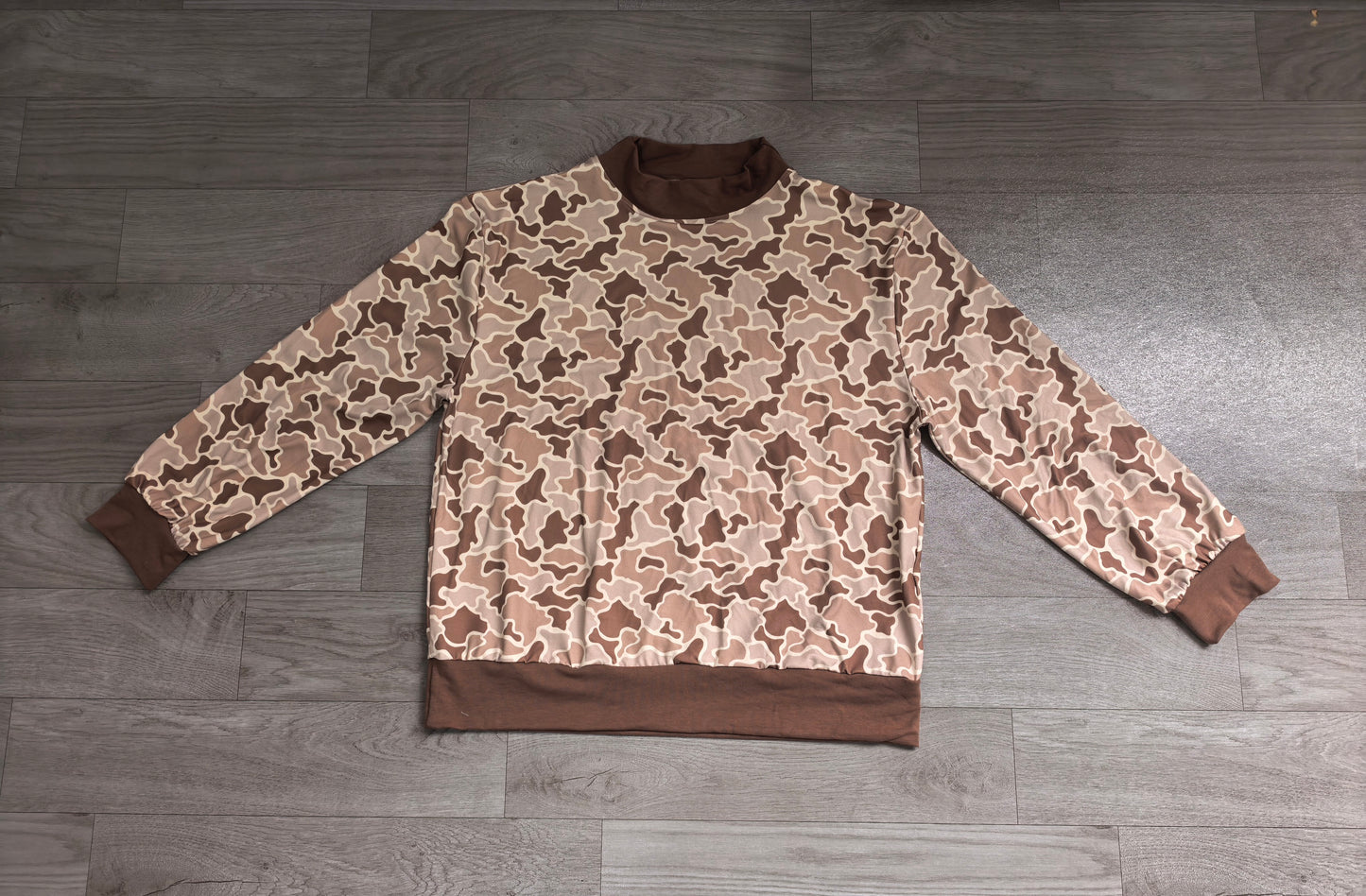 8.12  Preorder Adult Camo Print Woman Long Sleeve Tee Shirts Top