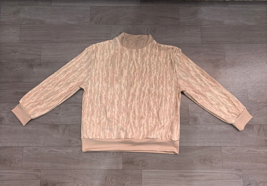 8.12  Preorder Adult Realtree Camo Mock Neck Active Sweatshirt Top