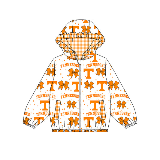 9.2 GT1917 Preorder Kids Girls Tenessee Bow Long Sleeve Jacket