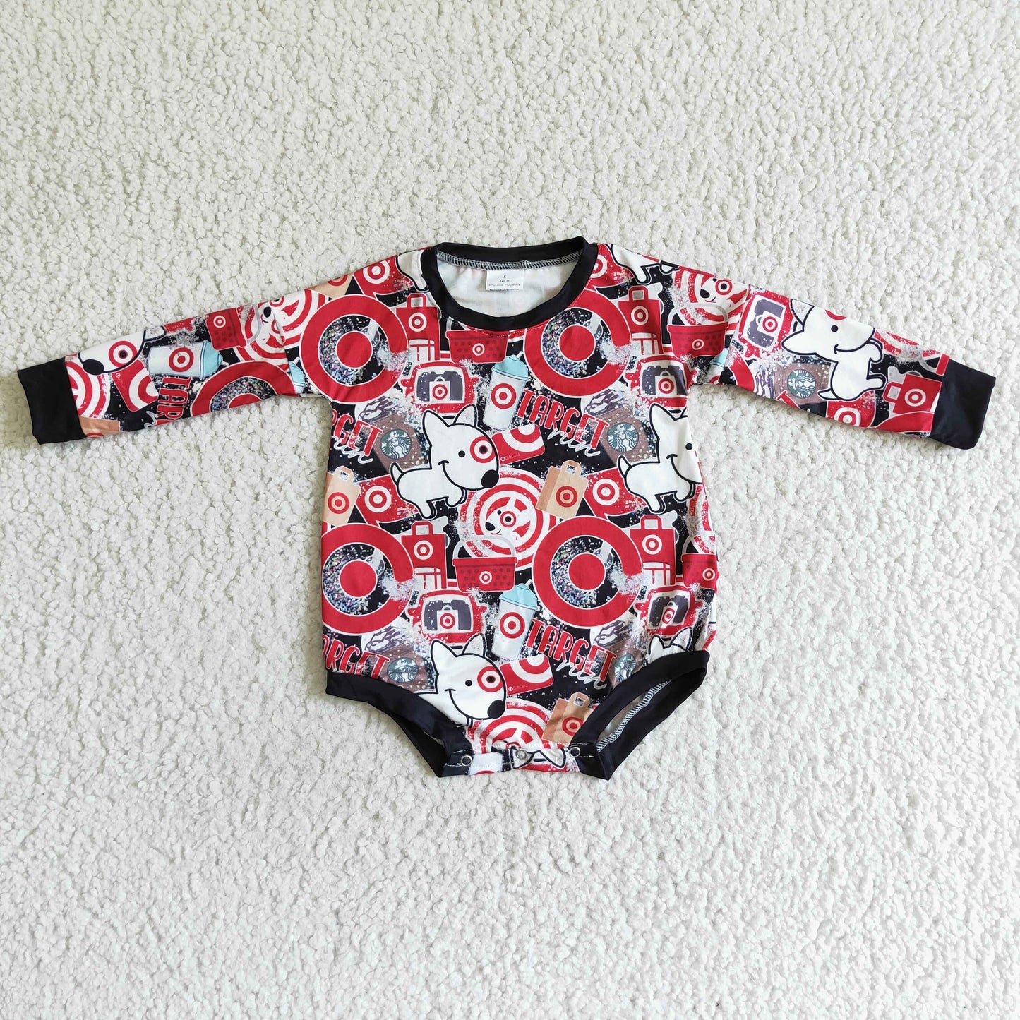 Girls long sleeve romper    LR0050