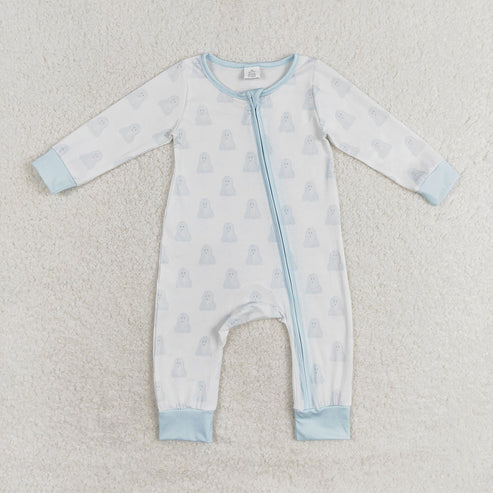 Sibling Baby Girls  Halloween Ghost Pajama Set Romper