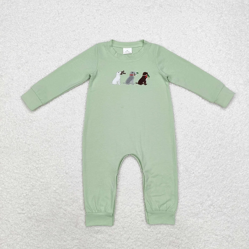 Baby Boys Dogs Hunting Dog Pants Outfit Romper