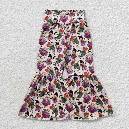 P0256 Witch Baby Girls Halloween Bell Bottom Pants