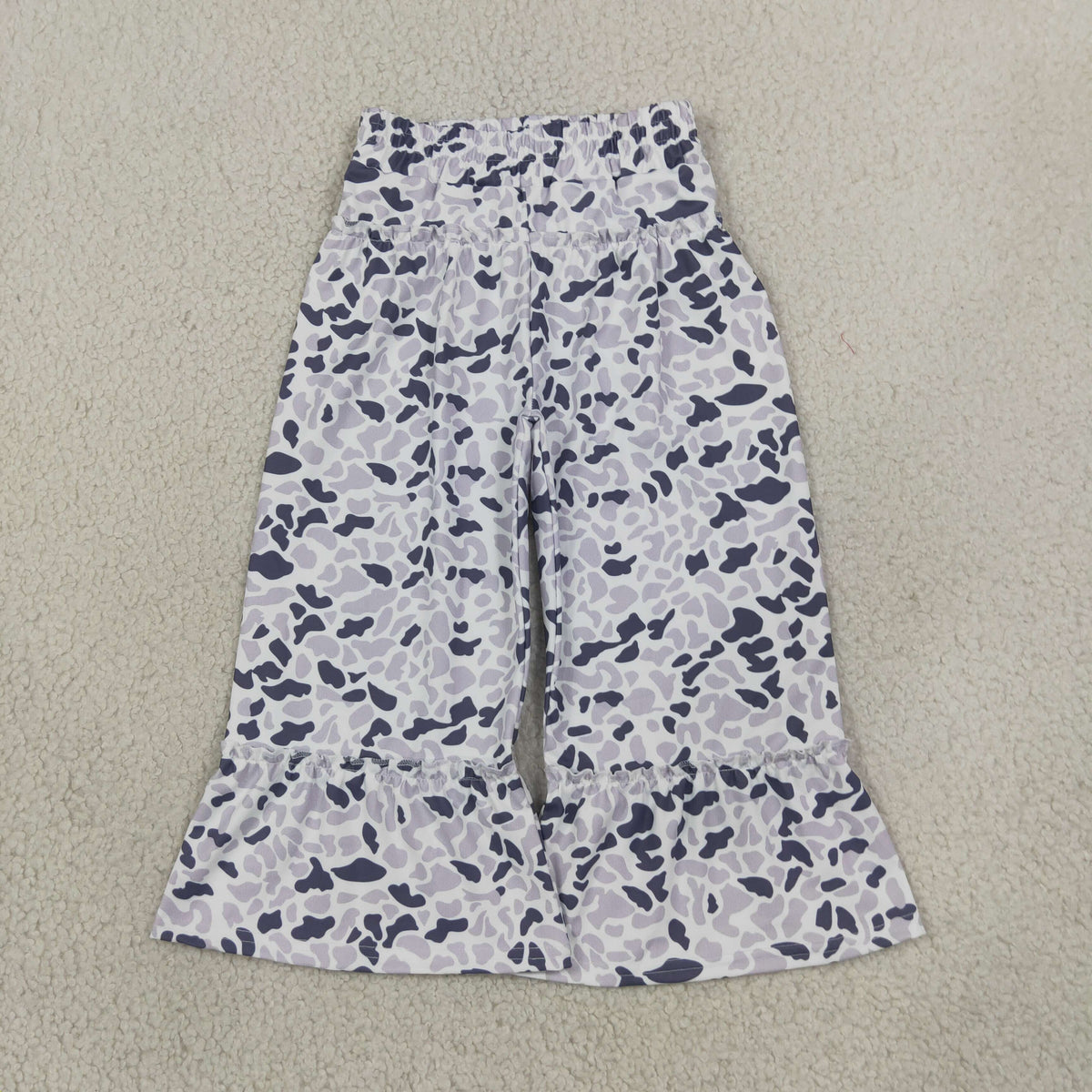 Mommy and Me Camo Leoaprd Ruffle Active Pants