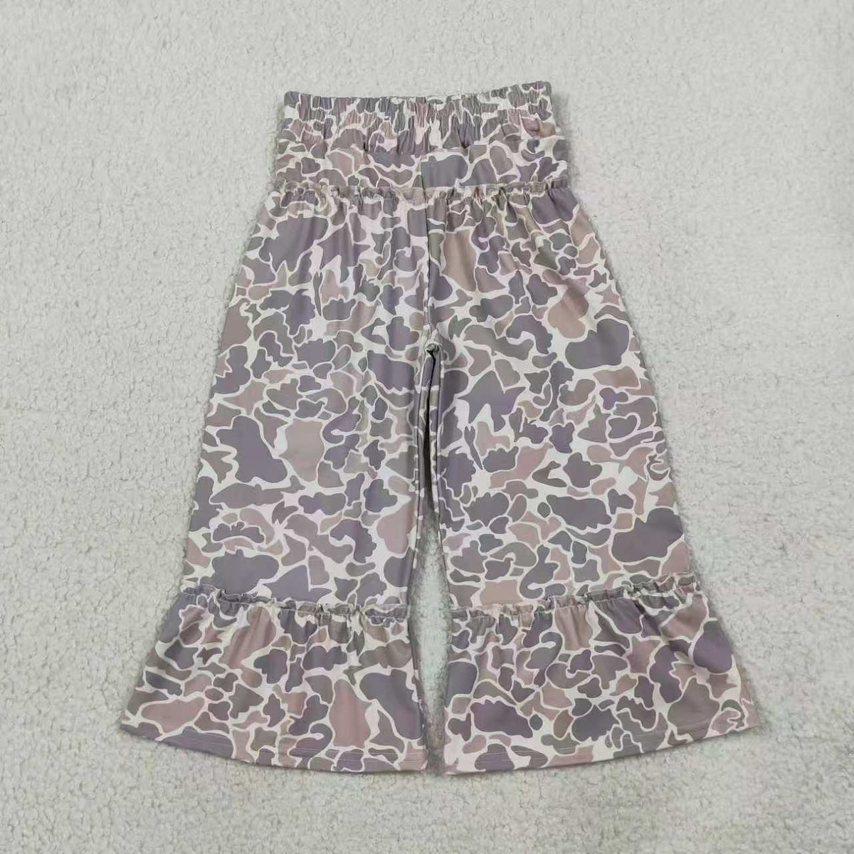 Mommy and Me Camo Leoaprd Ruffle Active Pants