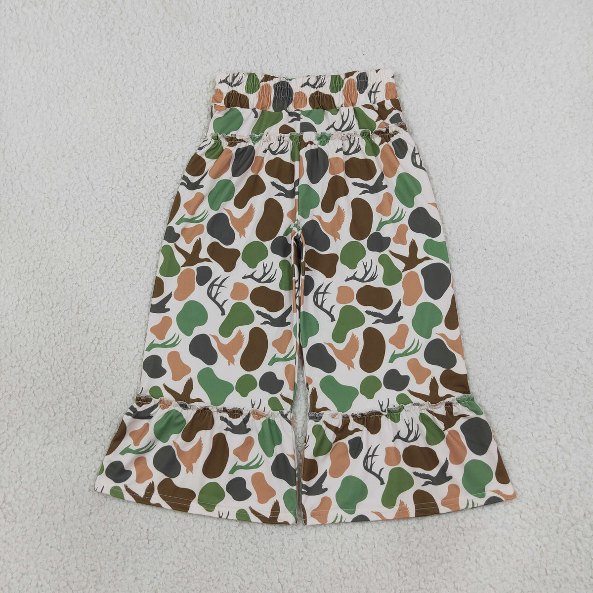 Sibling Kids Girls Hunting Camo Flare Pants