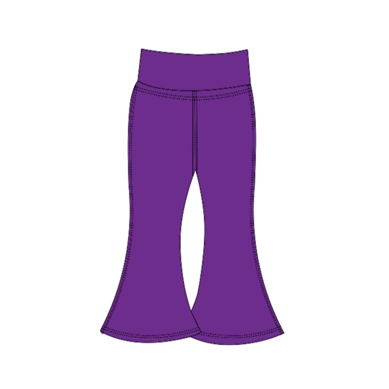 7.29  Preorder  Kids Purple Active Bell Bottom Pants