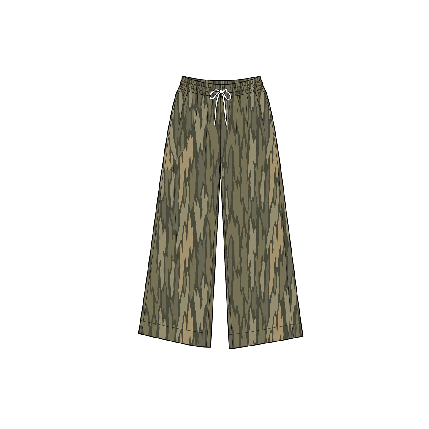 8.31 P1228 Preorder Camo Print Girls Bottom Straight Yoga Pants