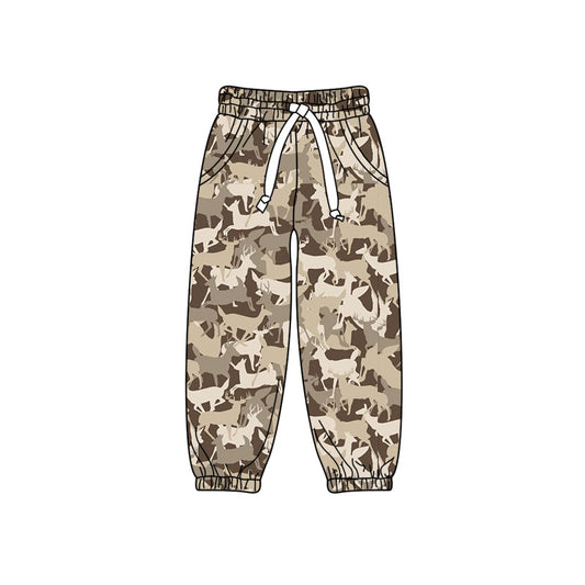9.22 P1255 Preorder Kids Boys Camo Deer Pocket Jogger pants