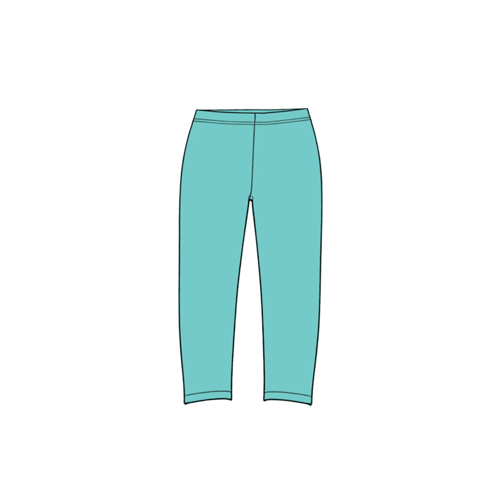 10.10 P1275 Preorder Kids Girls Blue Leggings