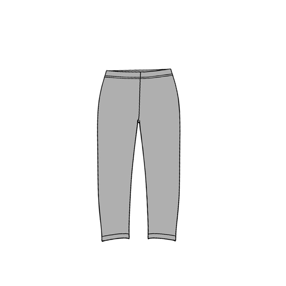 10.13 P1277 Preorder Kids Girls Grey Active Leggings