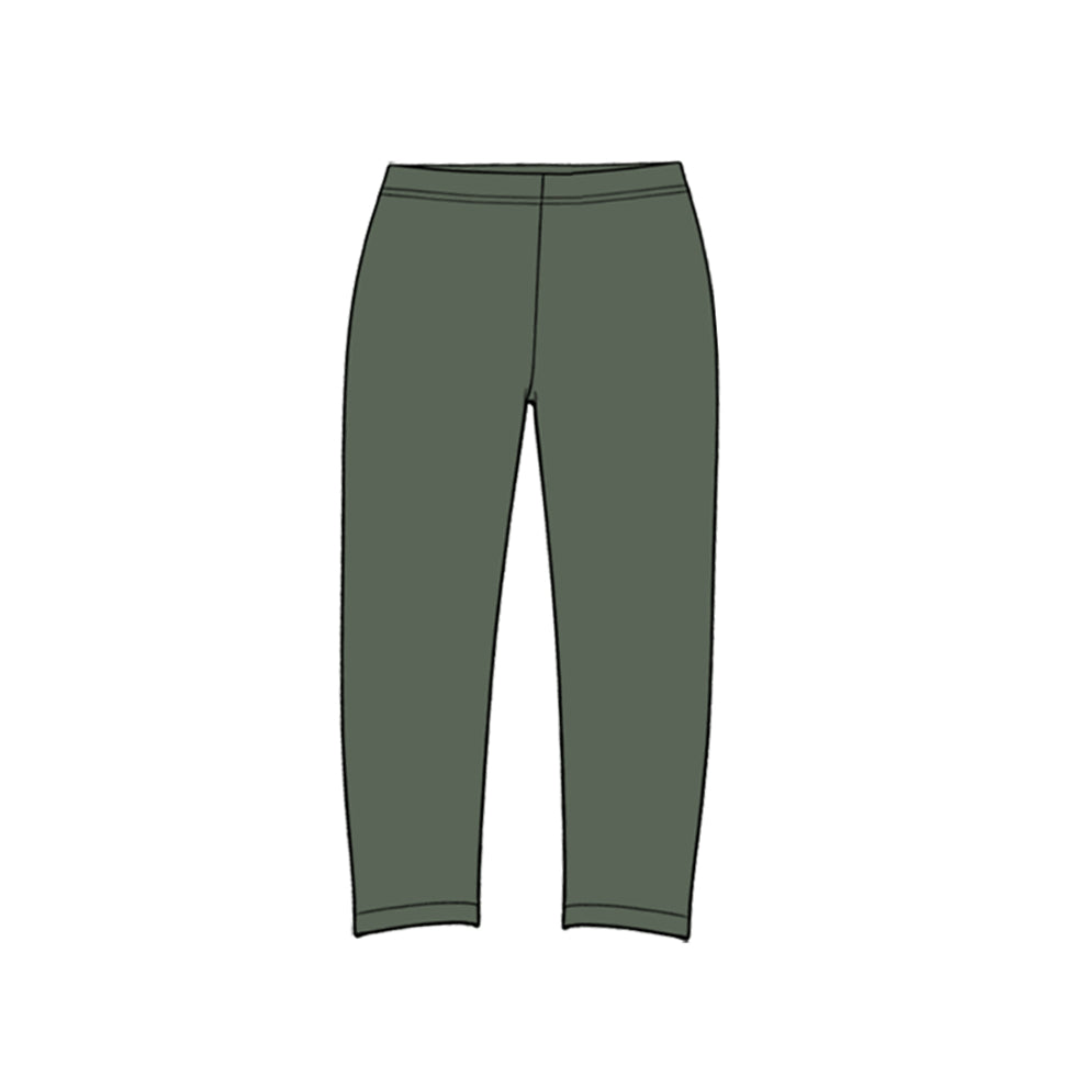 10.14 P1281 Preorder Olive Green Active Girls Bottom Yoga Legging Pants
