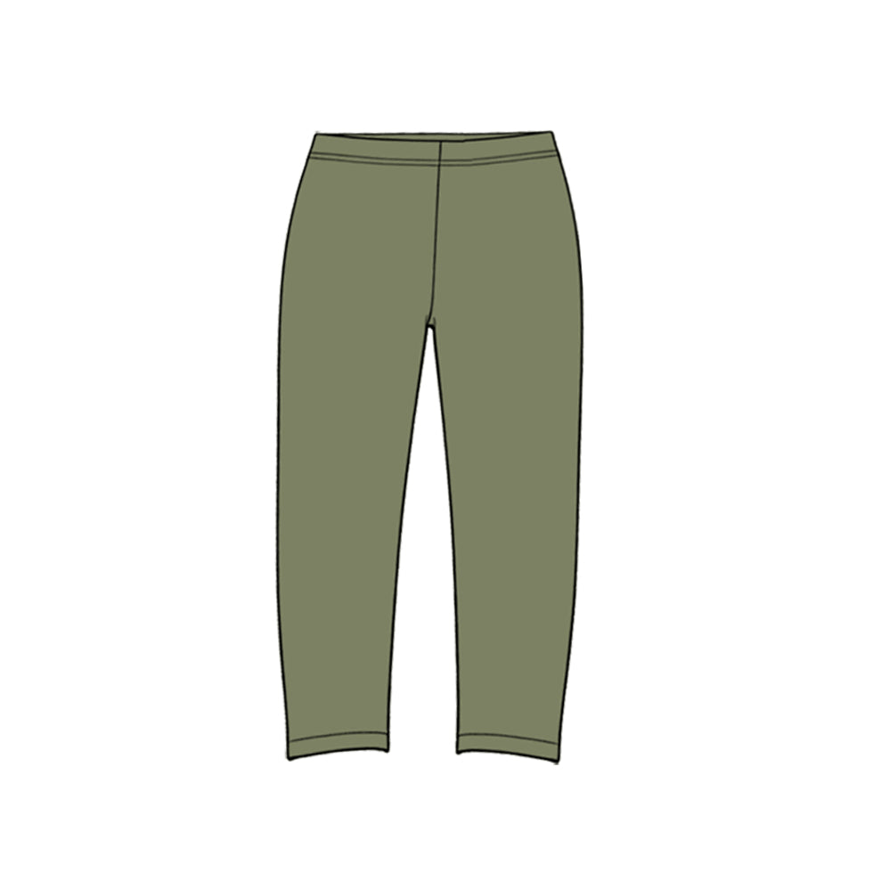 10.14 P1284 Preorder Green Active Girls Bottom Yoga Legging Pants