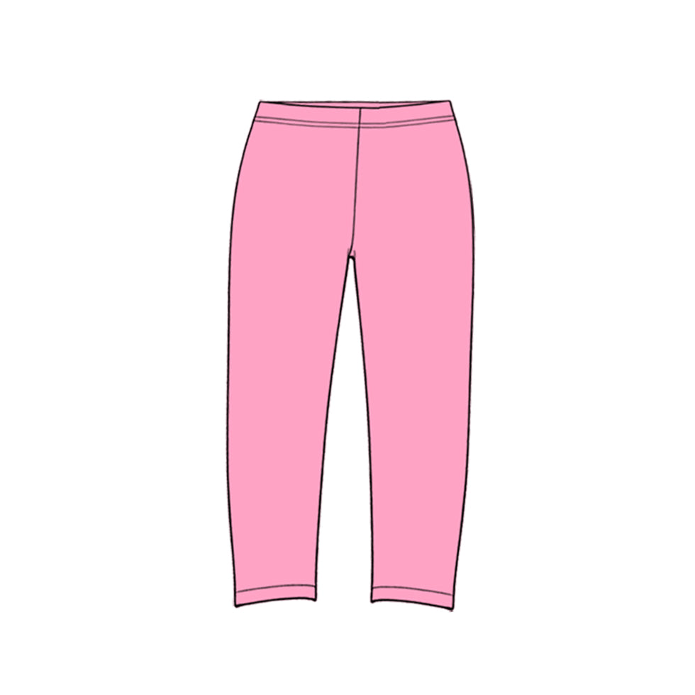 P1285 Preorder Kids Girls Pink Active Leggings