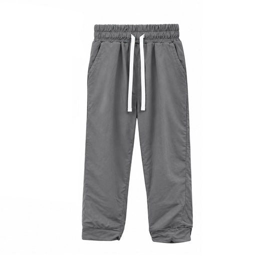 10.15 P1289 Preorder Grey Color Cotton Boys Bottom Pockets Pants