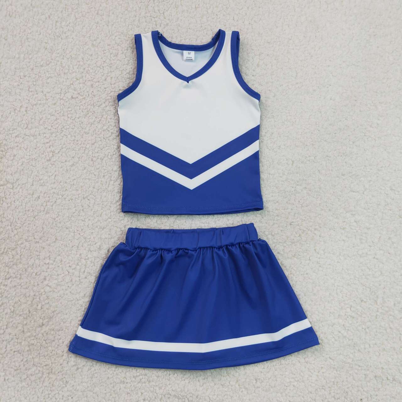 GSD4190  Girls Royalblue Sport Team Active Tank Top + Skort Outfits