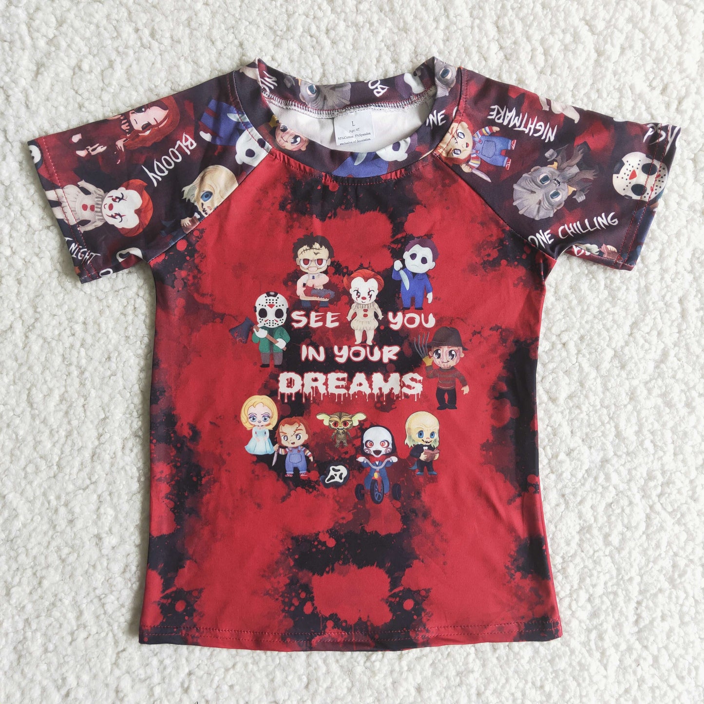 Short sleeve Tee Halloween shirts   C9-17