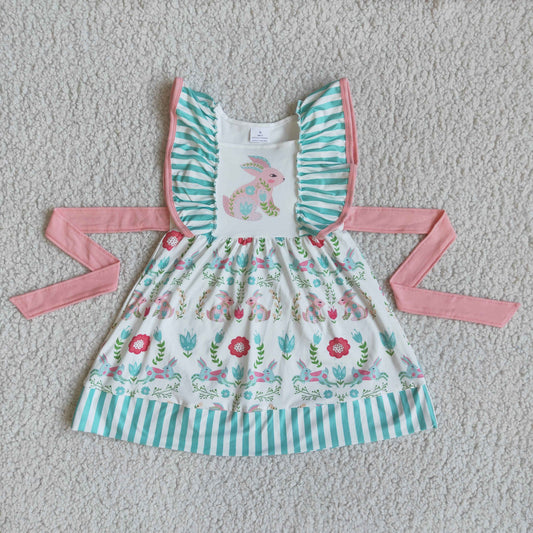 (Promotion)Flutter sleeve tunic bunny dress   D7-2
