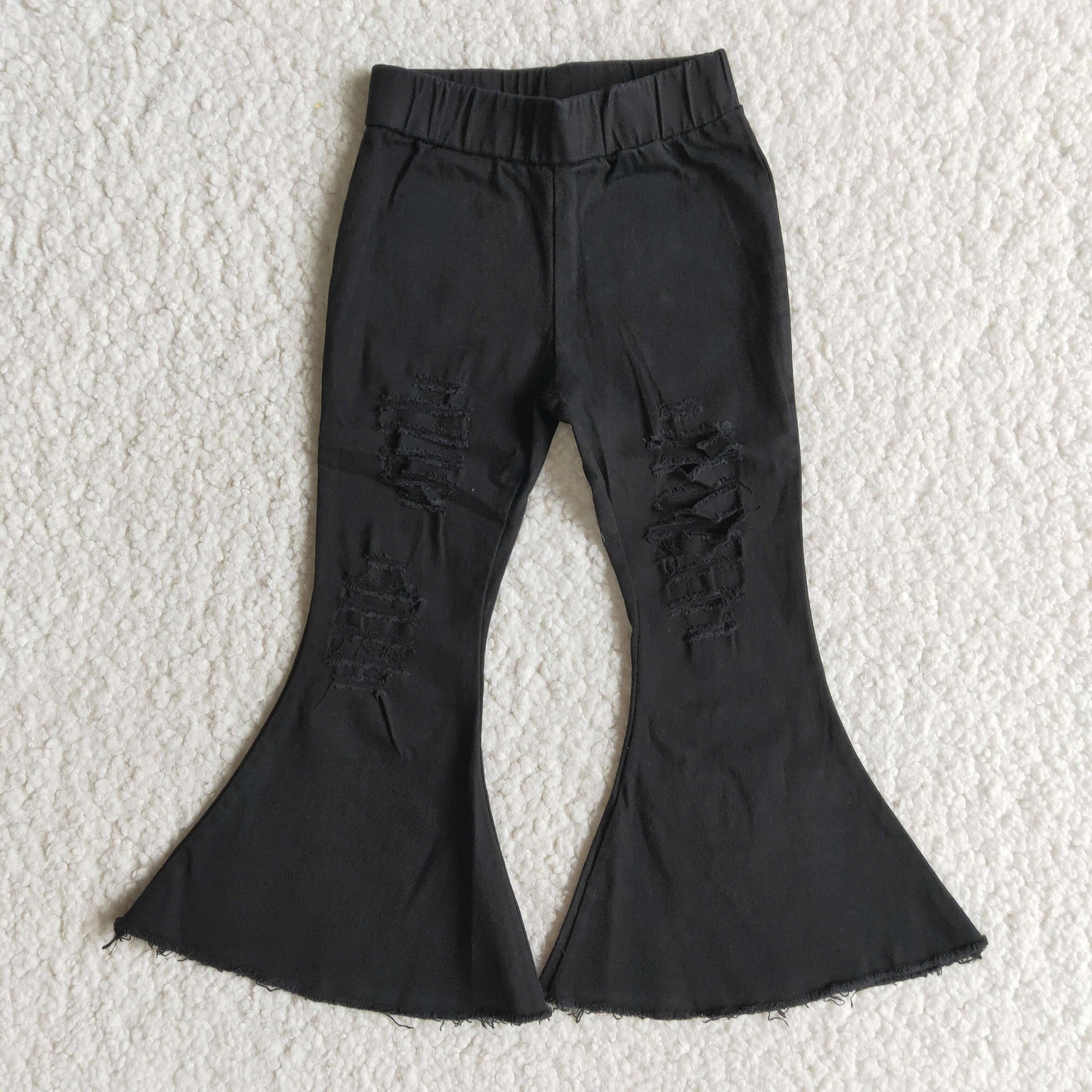 Black Bell bottom jeans   C8-2