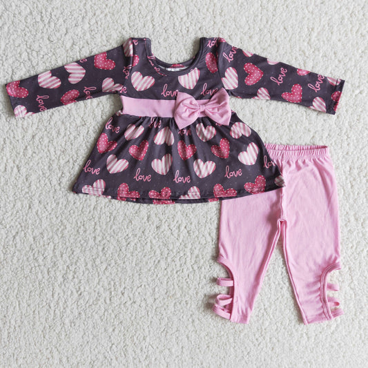 (Promotion)Long sleeve legging pants Valentine's Day outfits