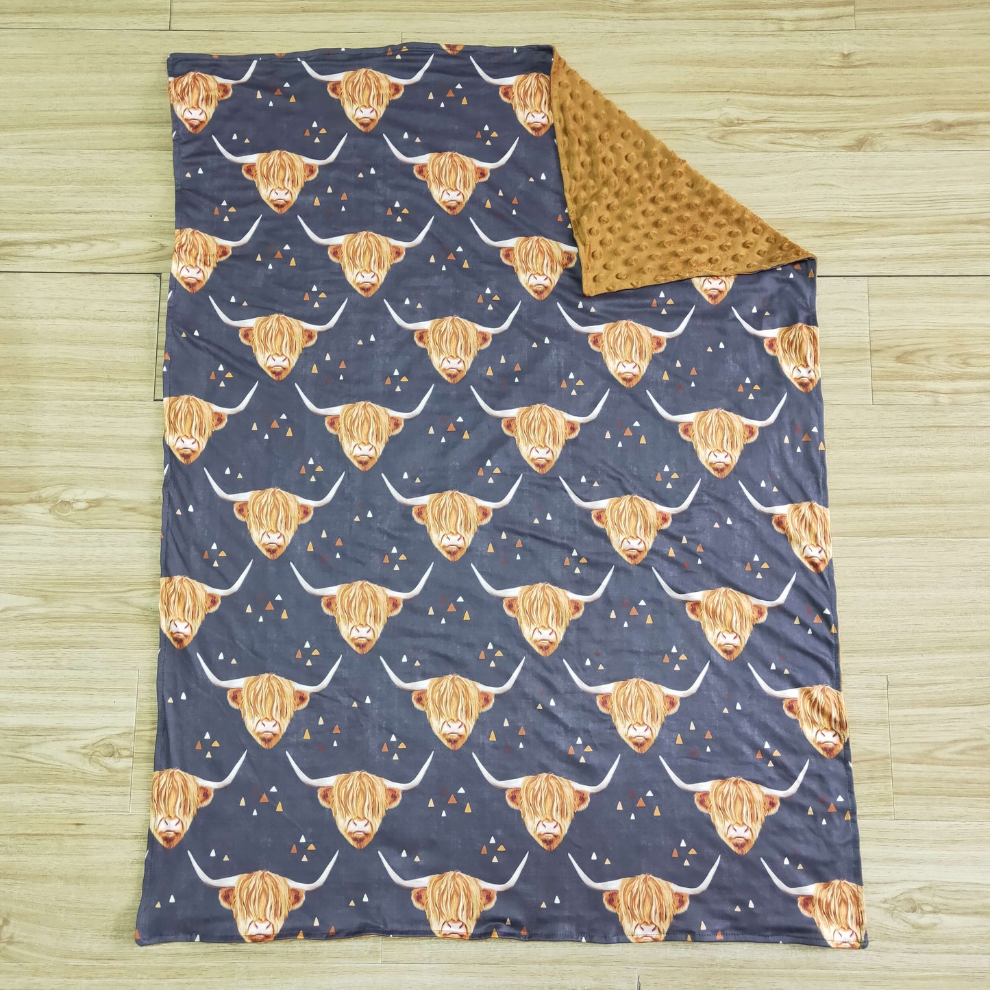 Cow print blanket   6 B6-13