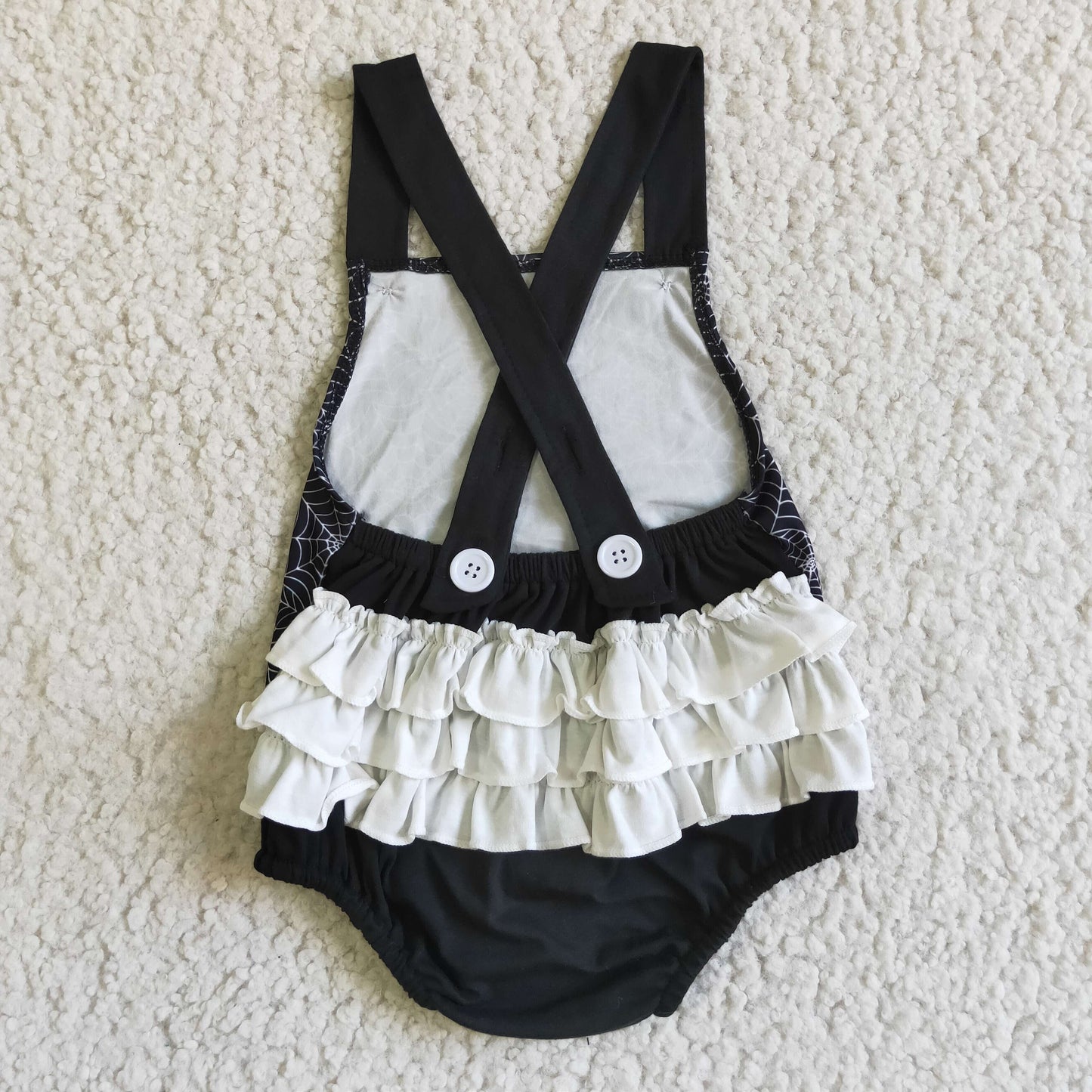 Baby girls bubble Halloween romper       SR0075