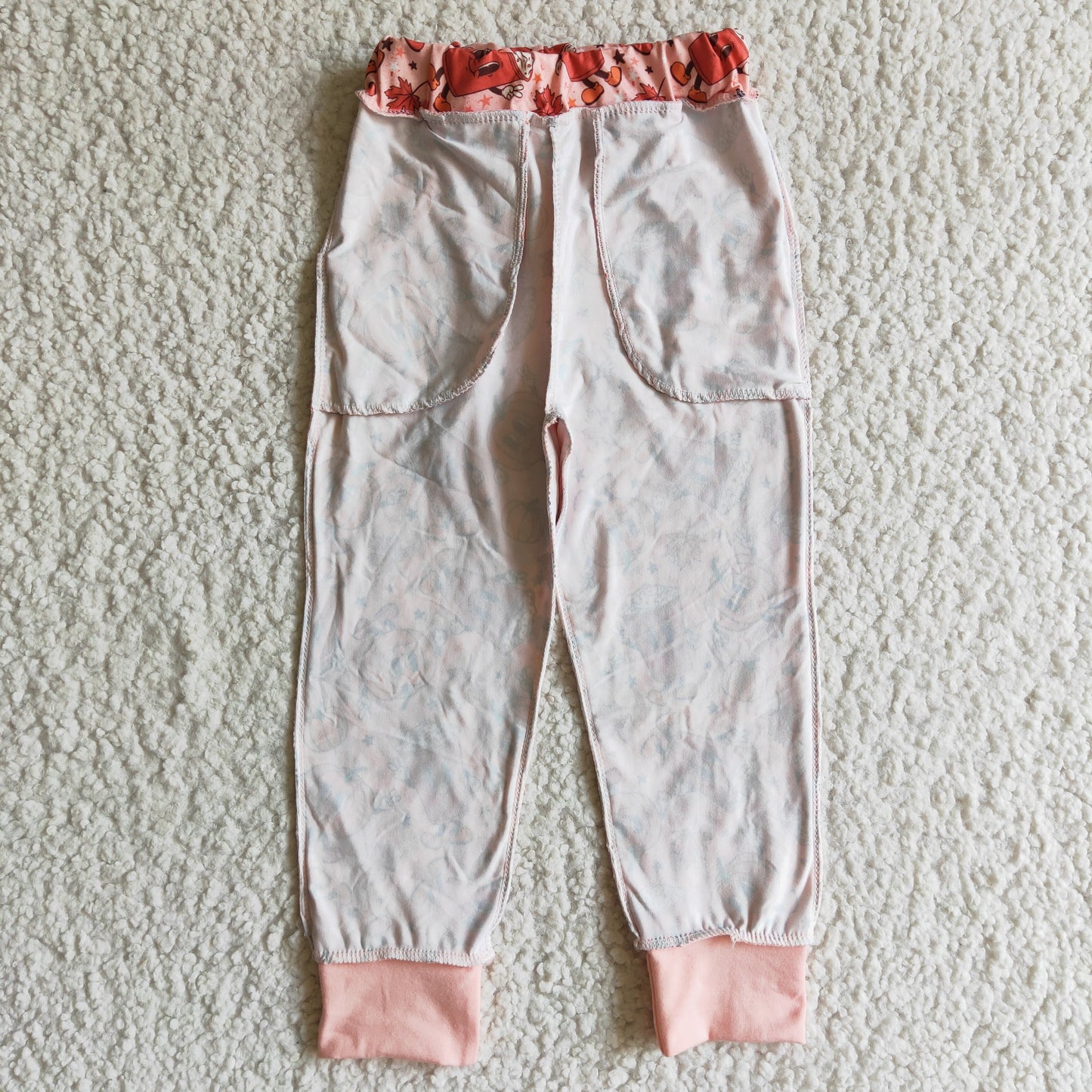 Girls punpkin legging pants    P0026