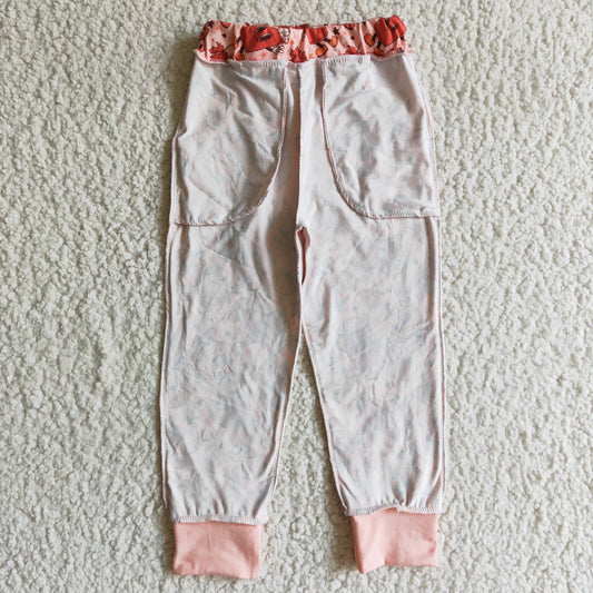Girls punpkin legging pants    P0026