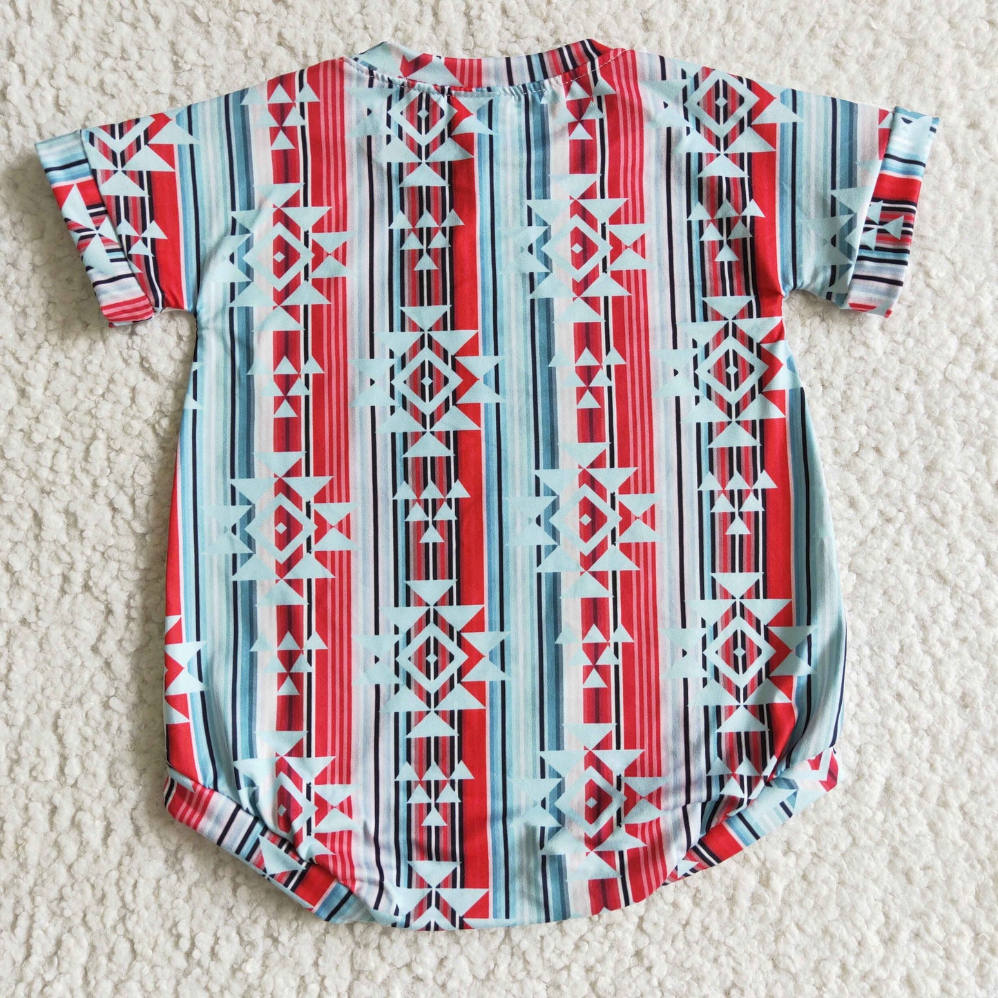 Baby short sleeve western romper     SR0096