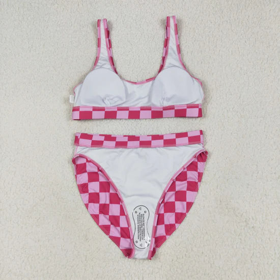 Adult Women Western Camouflage Top Bummies 2pcs Bikini Swimsuits Sets