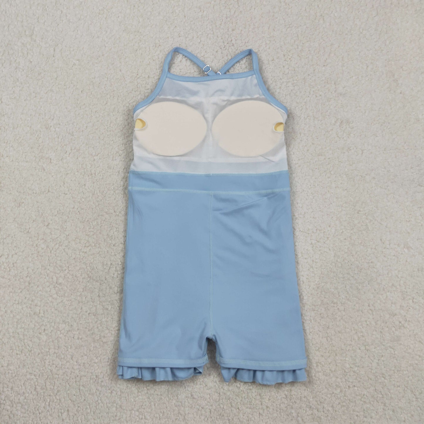 Sibling Baby Girls Strap Yoga Active Short Team Knee Length Dresses