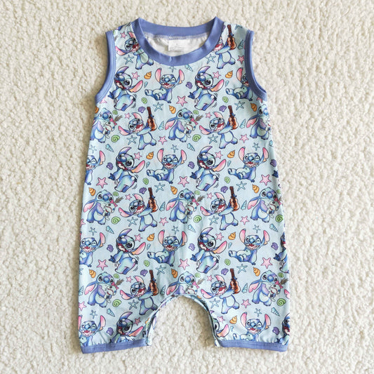 (Promotion)Cartoon Stitc* Baby boys summer romper SR0009