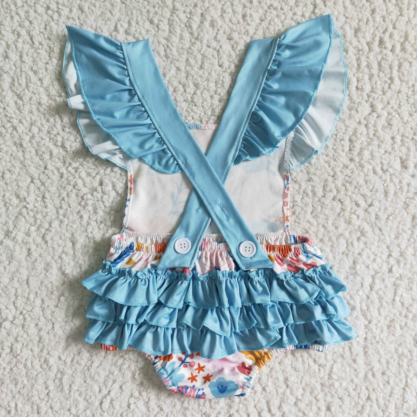 Baby girls bubble romper   SR0037