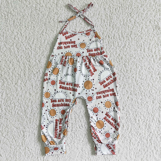 You are my sunshine halter summer jumpsuit  SR0051