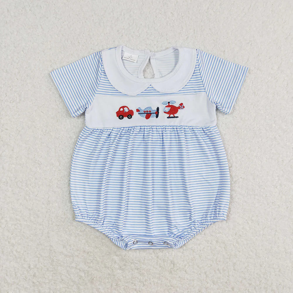 Sibling Baby Infant Boys Cute Summer Rompers