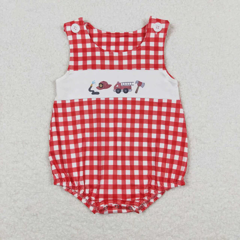 Sibling Baby Infant Boys Cute Summer Rompers
